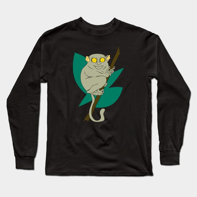 Tarsier Long Sleeve T-Shirt by Foxxy Merch